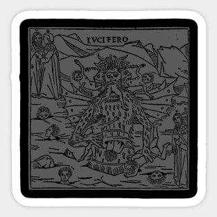 Illustration of Lucifer Sticker